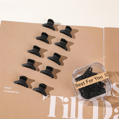  10pcs/Box Mini Hair Claw Clips Cute Fringe Hair Clip Set 33 Patterns Sweet Clips Hair Accessories for Women Gi