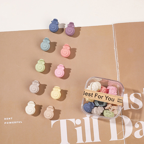  10pcs/Box Mini Hair Claw Clips Cute Fringe Hair Clip Set 33 Patterns Sweet Clips Hair Accessories for Women Gi