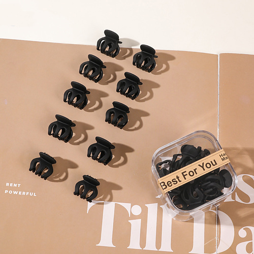  10pcs/Box Mini Hair Claw Clips Cute Fringe Hair Clip Set 33 Patterns Sweet Clips Hair Accessories for Women Gi