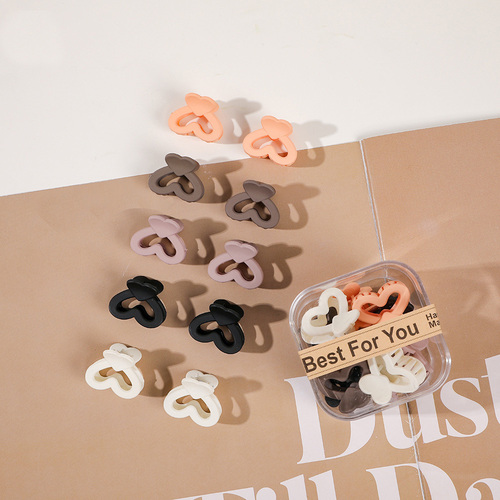  10pcs/Box Mini Hair Claw Clips Cute Fringe Hair Clip Set 33 Patterns Sweet Clips Hair Accessories for Women Gi