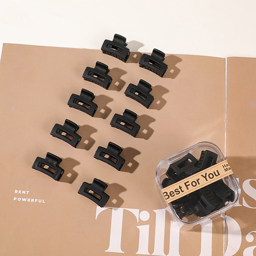  10pcs/Box Mini Hair Claw Clips Cute Fringe Hair Clip Set 33 Patterns Sweet Clips Hair Accessories for Women Gi