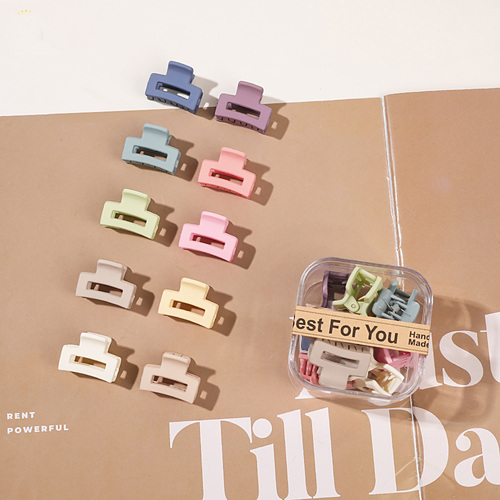  10pcs/Box Mini Hair Claw Clips Cute Fringe Hair Clip Set 33 Patterns Sweet Clips Hair Accessories for Women Gi