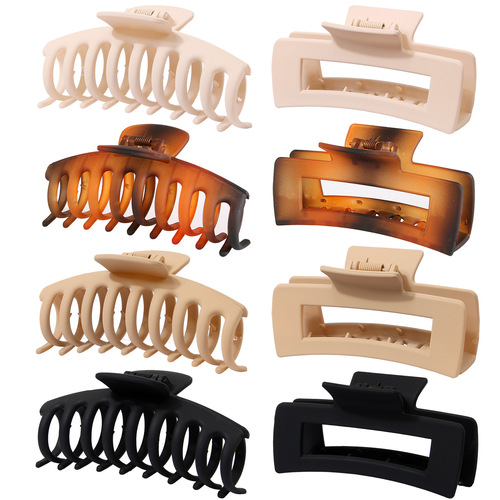 8pcs sets Claw clips 4 Inch Nonslip Large Hair Clips for Thick Hair Women Claw Clips