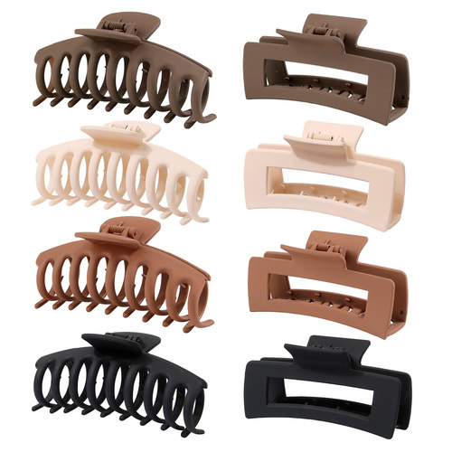 8pcs sets Claw clips 4 Inch Nonslip Large Hair Clips for Thick Hair Women Claw Clips