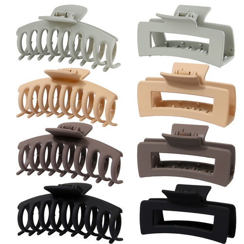 8pcs sets Claw clips 4 Inch Nonslip Large Hair Clips for Thick Hair Women Claw Clips