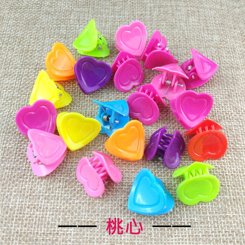 Flower Butterfly Shell Star Shape MINI Size  Hair Claw Clips For Kids Baby Plastic