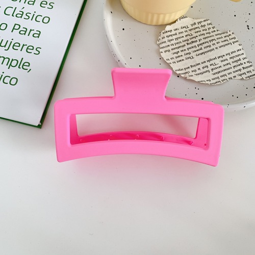 13cm Clip big size Ins Hair Accessories rectangle Hairpin Chain Fashion Hair Plastic Claw Clip