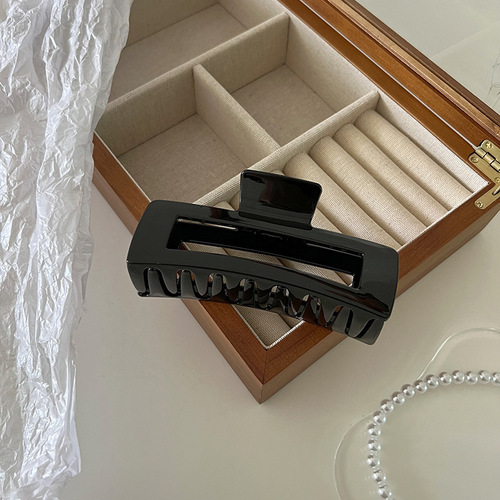 13cm Clip big size Ins Hair Accessories rectangle Hairpin Chain Fashion Hair Plastic Claw Clip