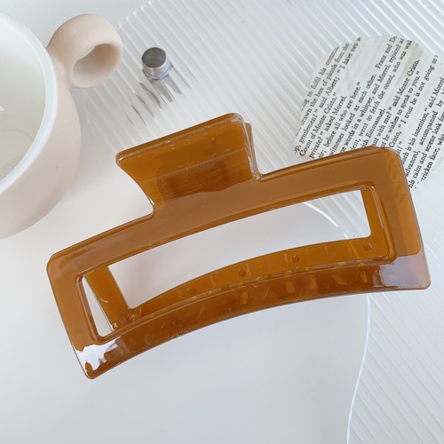 13cm Clip big size Ins Hair Accessories rectangle Hairpin Chain Fashion Hair Plastic Claw Clip