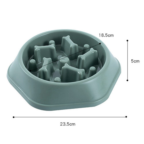 All-Season Anti-skid Anti-choke plastic Dog Pet Slow Food feeder Bowl