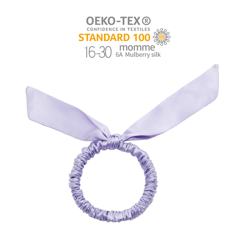 Arrival rabbit ears hair ornaments silk pure color elastic hair band hot sale silk hair scrunchies