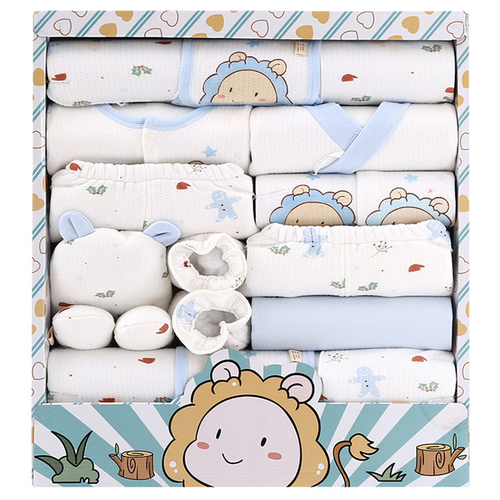 MICHLEY  Baby Clothes Newborn Gift Box Set Pure Cotton Thickening Suit Toddler Clothing Baby Clothes Set Girl