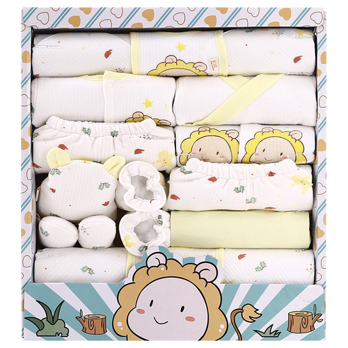 MICHLEY  Baby Clothes Newborn Gift Box Set Pure Cotton Thickening Suit Toddler Clothing Baby Clothes Set Girl