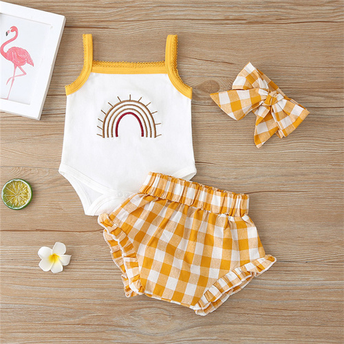 Summer  Toddler Clothes Cute Boy Gentleman White Shirt Suspenders Shorts Pants Outfit Suit Baby Clothing Set
