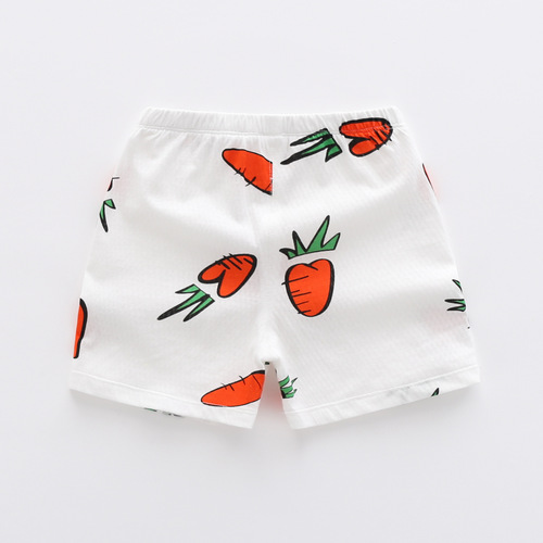 2022 New Boys' Summer Pure Cotton Thin Open Crotch Pants Baby Children's Comfortable Shorts