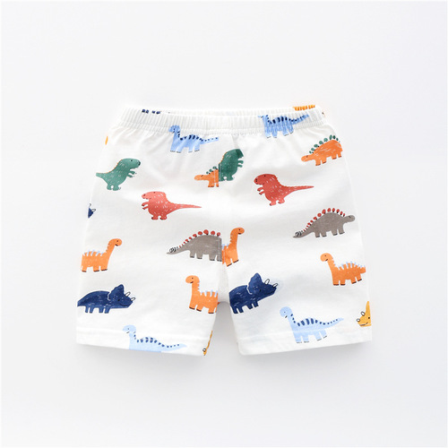 2022 New Boys' Summer Pure Cotton Thin Open Crotch Pants Baby Children's Comfortable Shorts