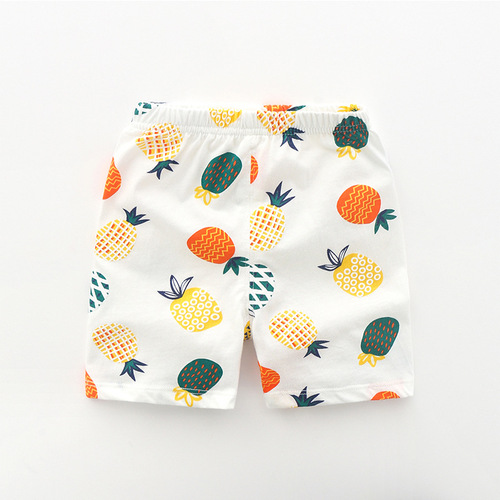 2022 New Boys' Summer Pure Cotton Thin Open Crotch Pants Baby Children's Comfortable Shorts