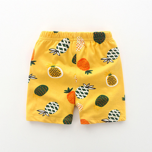2022 New Boys' Summer Pure Cotton Thin Open Crotch Pants Baby Children's Comfortable Shorts