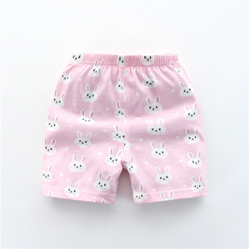 2022 New Boys' Summer Pure Cotton Thin Open Crotch Pants Baby Children's Comfortable Shorts