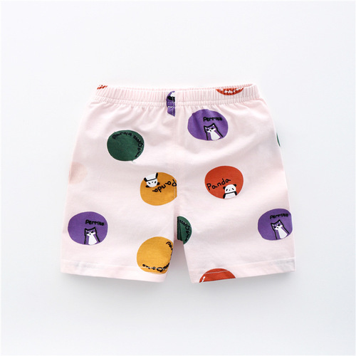 2022 New Boys' Summer Pure Cotton Thin Open Crotch Pants Baby Children's Comfortable Shorts