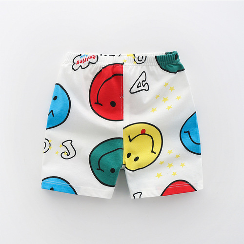 2022 New Boys' Summer Pure Cotton Thin Open Crotch Pants Baby Children's Comfortable Shorts