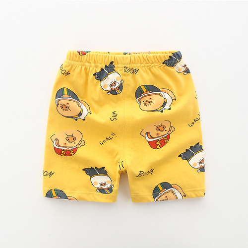 2022 New Boys' Summer Pure Cotton Thin Open Crotch Pants Baby Children's Comfortable Shorts