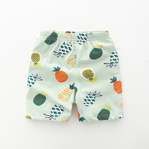2022 New Boys' Summer Pure Cotton Thin Open Crotch Pants Baby Children's Comfortable Shorts