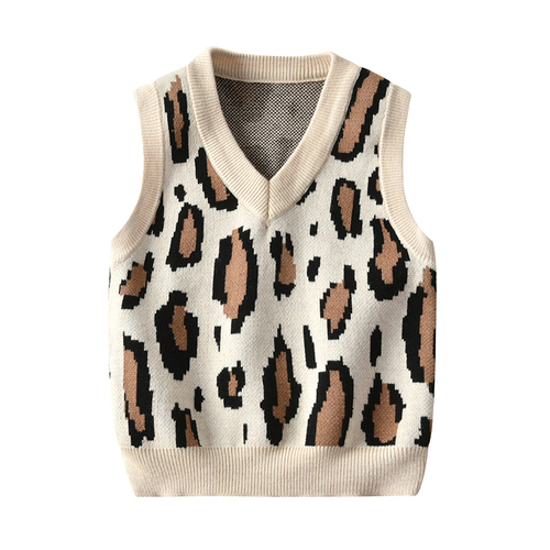 V-Neck Knitwear Cotton Infant Toddler Spring Summer Autumn Kids Sweater Clothes Girls Baby Vests
