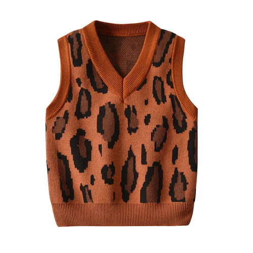 V-Neck Knitwear Cotton Infant Toddler Spring Summer Autumn Kids Sweater Clothes Girls Baby Vests