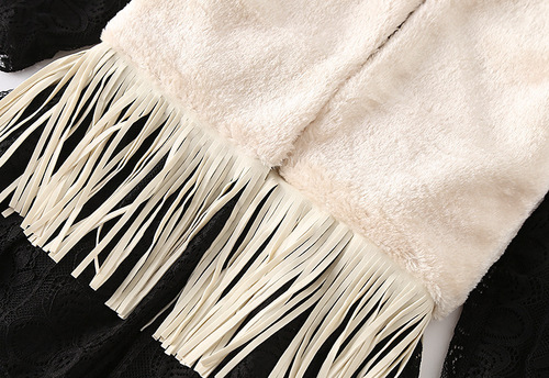 Drop Shipping Children's Autumn&winter New Korean Version Girl Baby Super Ocean Airflow Su Stitching Fur Vest Sleeveless