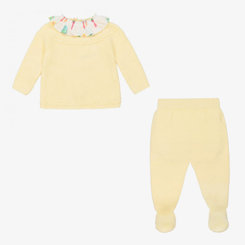  100% cotton pullover boy girls kids scarf baby knitted print sweater suit children cardigan