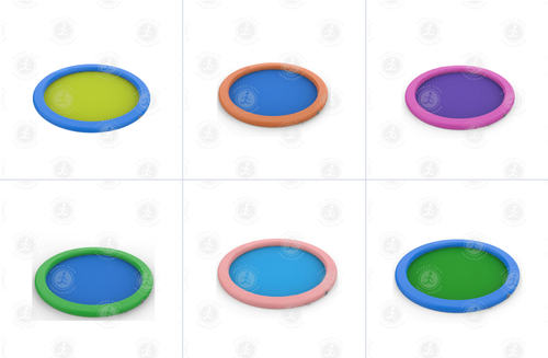 EJIA   Portable Floating Water Hammock Lounger Pool Inflatable Water Hammock with Mesh Center for Recr