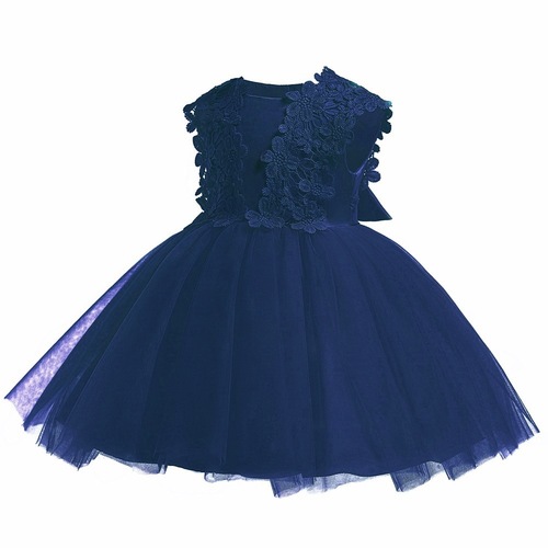 Fashion Children Baby Girl Summer Clothes Baby's First Birthday Lace Dress Girls Sleeveless Party Dress