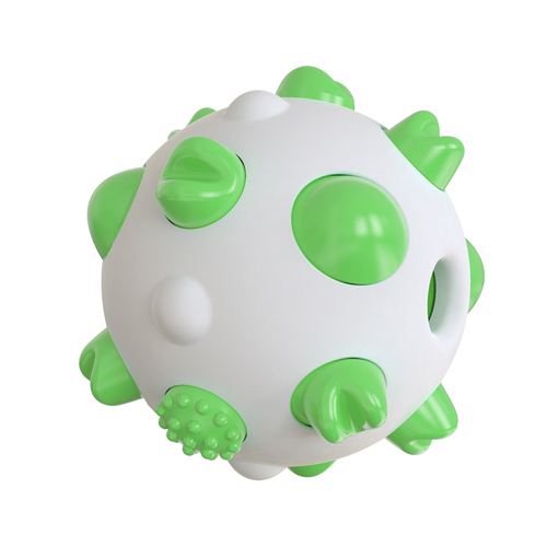 Dog Toothbrush TPR Material Aggressive Chewers  Spherical With Molar Bump To Clean The Dogs Mouth Dog Toys