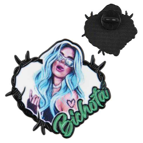 Bad Bunny Cute PVC Brooch pins for women Backpack Pins Personality Hat enamel Pin Charm Jewelry