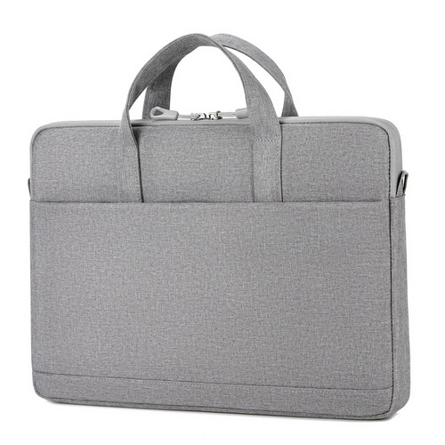 Business Large Capacity Computer Bag 15.6 Inch 14 Inch Laptop Case Portable Laptop Gray Tote Laptop Bag