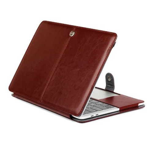Business Leather Protective Cover Case for Macbook Pro 13.3 A1706