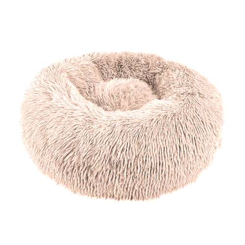 50cm S Size Soft Plush Dog Cat Deep Sleeping Bed Round Fluffy Pet Nest