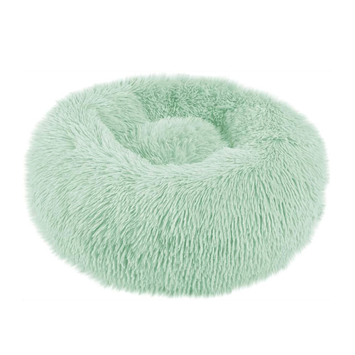 50cm S Size Soft Plush Dog Cat Deep Sleeping Bed Round Fluffy Pet Nest