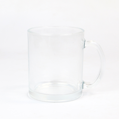 New arrive Hot sell Sublimation   Printed Blanks Sublimation blank glass mug  glass coffee mug glass travel mu