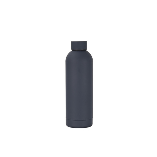 Eco Friendly 500ml Stainless Steel Vacuum Flask Recycled Water Bottle with Rubber Paint ﻿
