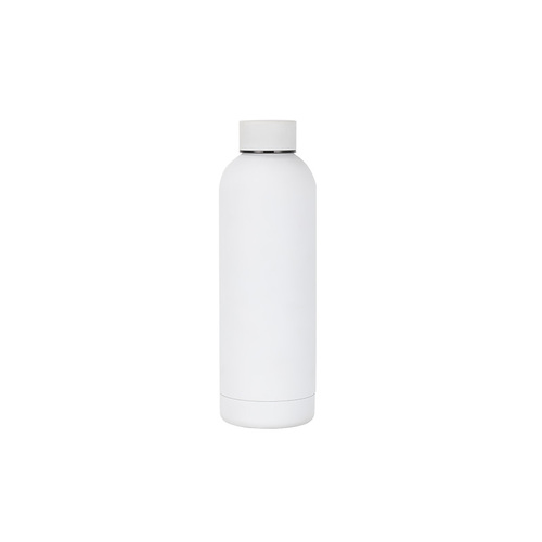 Eco Friendly 500ml Stainless Steel Vacuum Flask Recycled Water Bottle with Rubber Paint ﻿