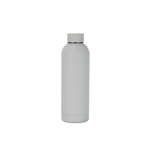 Eco Friendly 500ml Stainless Steel Vacuum Flask Recycled Water Bottle with Rubber Paint ﻿