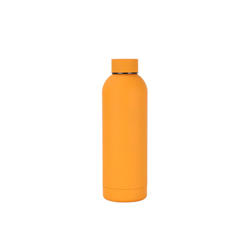 Eco Friendly 500ml Stainless Steel Vacuum Flask Recycled Water Bottle with Rubber Paint ﻿