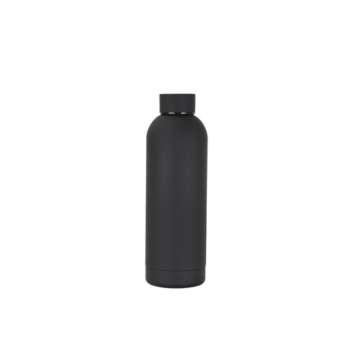 Eco Friendly 500ml Stainless Steel Vacuum Flask Recycled Water Bottle with Rubber Paint ﻿