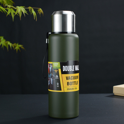 Vacuum Insulated Double Walled Thermos Flask, Stainless Steel Water Bottle for Keeping Cold & Hot