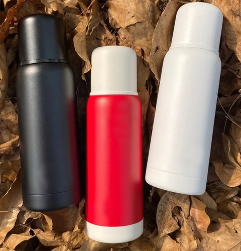 500ml Stainless Steel Double Wall Vacuum Insulated Tumbler Thermos Water Bottle