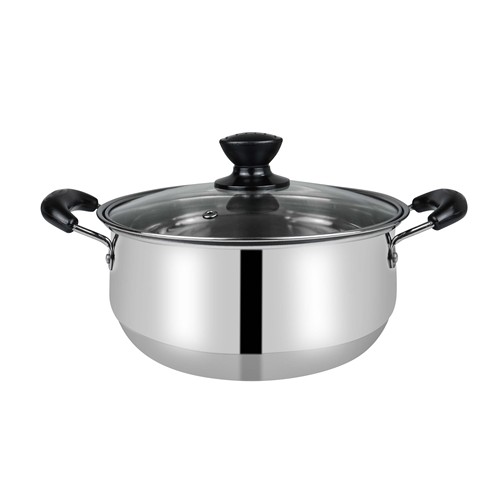 Sauce Pans, Pans And Soup Pots 3-piece Kitchen Accessories Stainless Steel Cookware Sets
