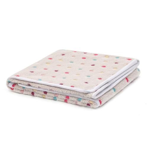 Songmai Puppy Kitten Soft Blanket Throw Doggy Warm Bed Mat Print Fleece Blanket for Small Medium