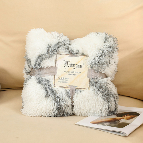  Designer Hug Sleep Double Sided Crystal Velvet Winter Dog Sofa Korean Luxury Picnic Pet Bed Throw Baby Blanket